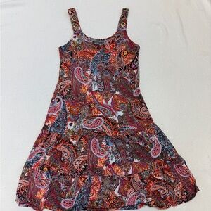 Kate & Mallory Multicolor Paisley Dress